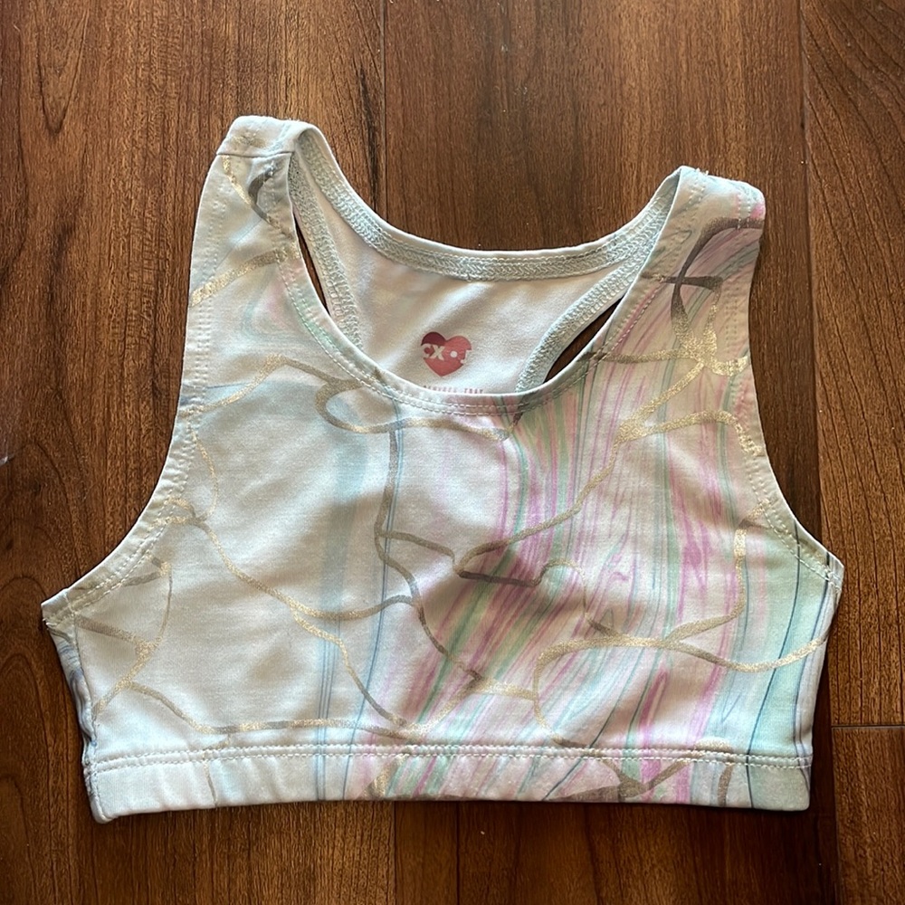 Girls size 7 CX J Sports Bra